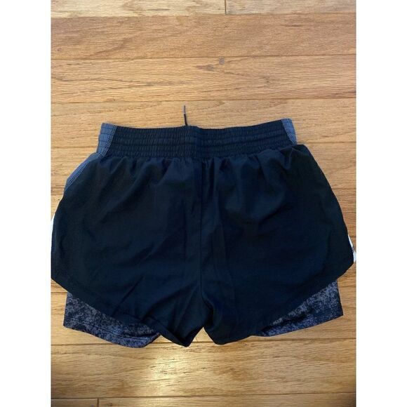 Champion Duo Dry women's carbon black and gray active drawstring waist shorts S - Picture 4 of 9